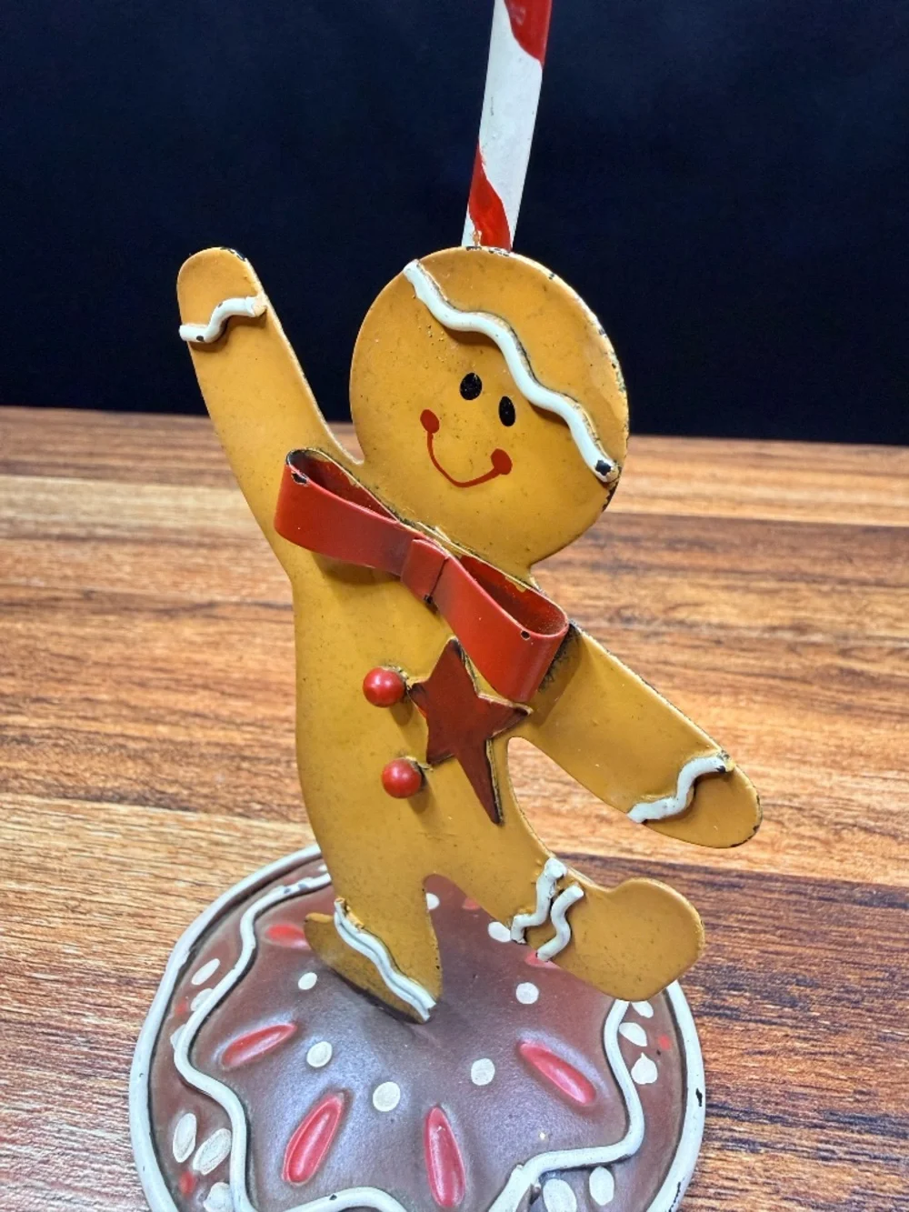 Gingerbread Candle Holders and Gingerbread “Holiday Kitchen” Sign
